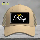 King Novelty License Plate Hat Mesh / Khaki