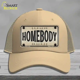 Homebody Novelty License Plate Hat Mesh / Khaki