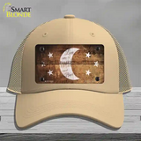 The Moon and Back Novelty License Plate Hat Mesh / Khaki