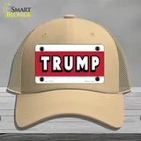 Trump Novelty License Plate Hat Mesh / Khaki