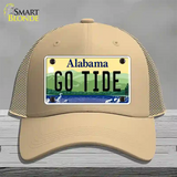 Go Tide Novelty License Plate Hat Mesh / Khaki