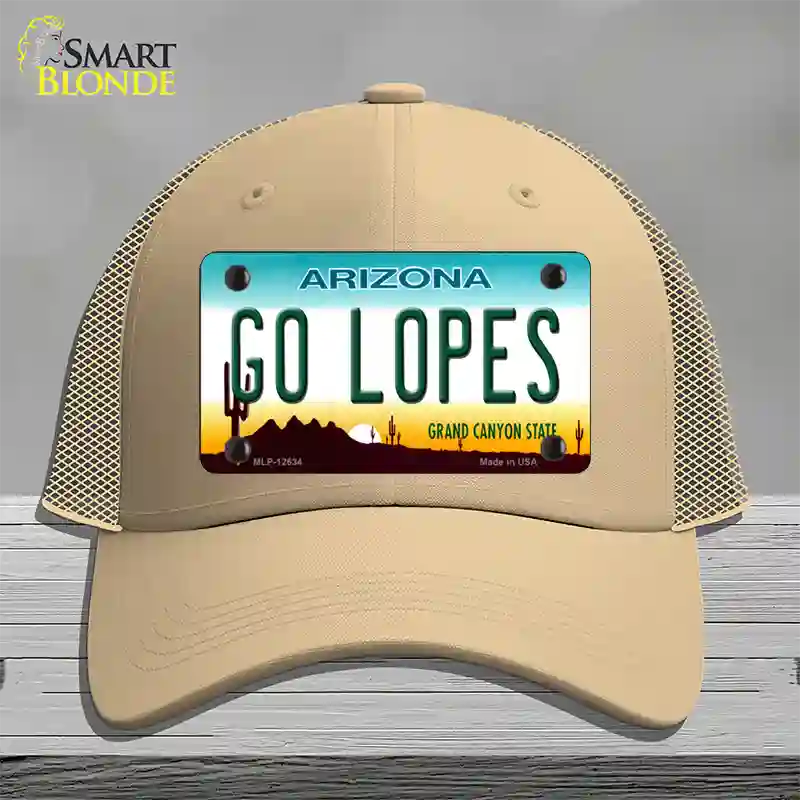 Go Lopes Novelty License Plate Hat Mesh / Khaki