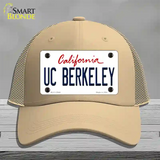 UC Berkeley Novelty License Plate Hat Mesh / Khaki