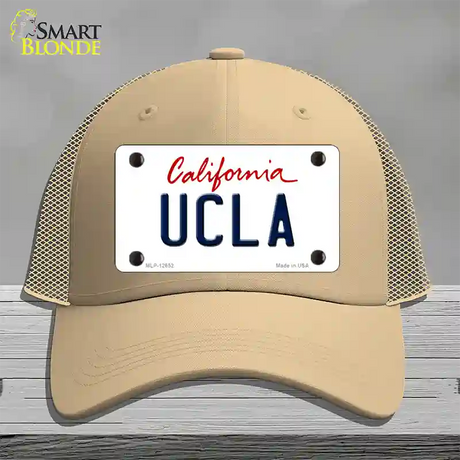 UCLA Novelty License Plate Hat Mesh / Khaki