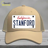 Stanford Novelty License Plate Hat Mesh / Khaki