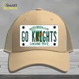 Go Knights Novelty License Plate Hat Mesh / Khaki