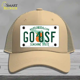 Go USF Novelty License Plate Hat Mesh / Khaki