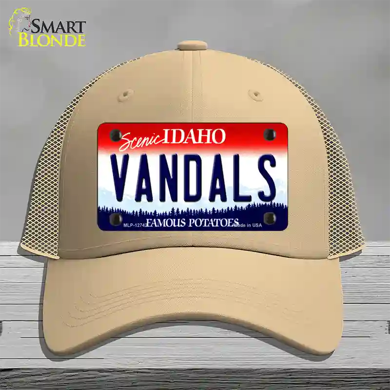 Vandals Novelty License Plate Hat Mesh / Khaki