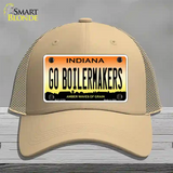 Go Boilermakers Novelty License Plate Hat Tag Mesh / Khaki