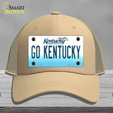 Go Kentucky Novelty License Plate Hat Tag Mesh / Khaki