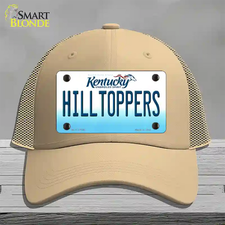 Hilltoppers Novelty License Plate Hat Tag Mesh / Khaki