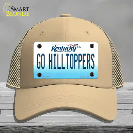 Go Hilltoppers Novelty License Plate Hat Tag Mesh / Khaki