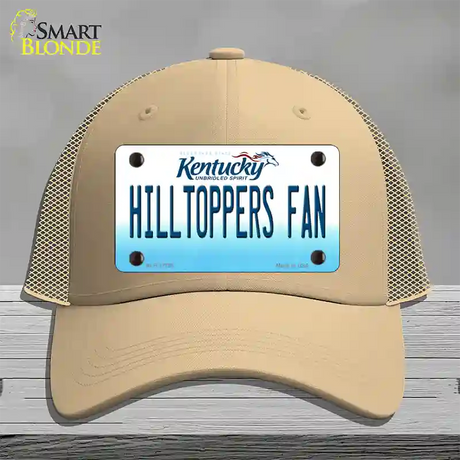 Hilltoppers Fan Novelty License Plate Hat Tag Mesh / Khaki