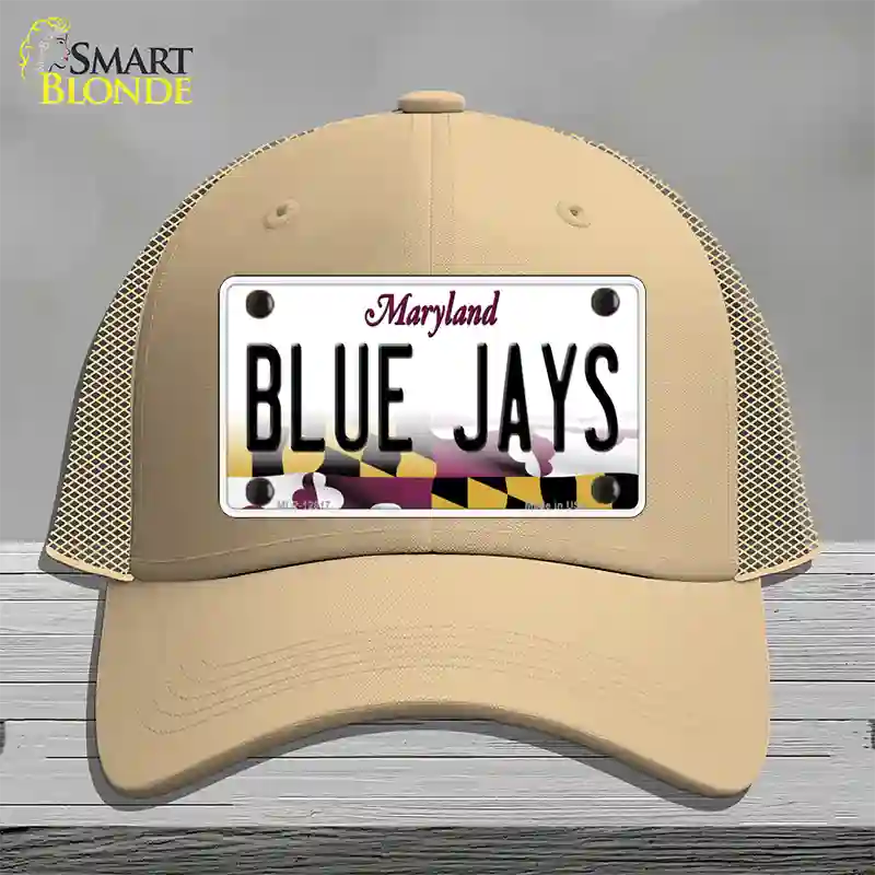 Blue Jays Novelty License Plate Hat Mesh / Khaki