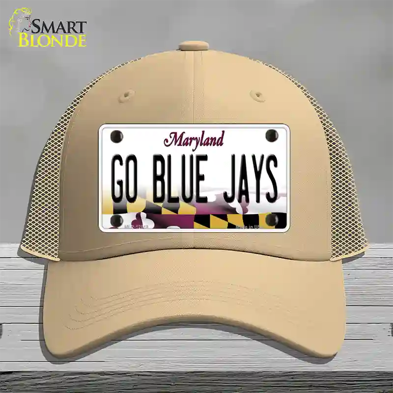 Go Blue Jays Novelty License Plate Hat Mesh / Khaki