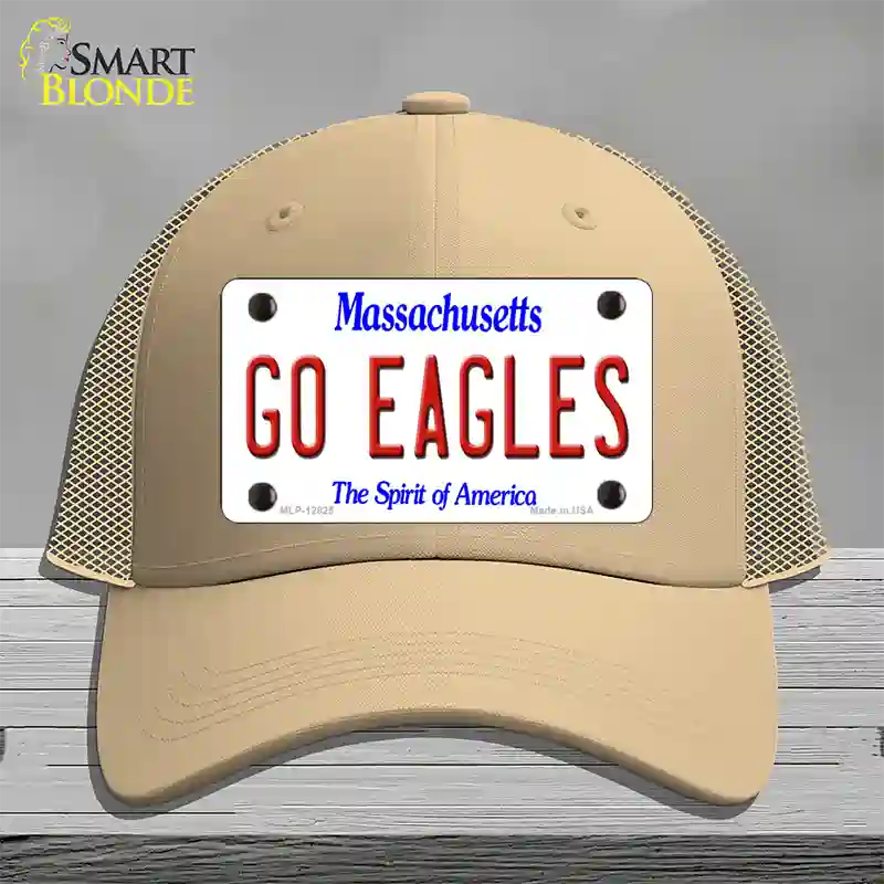 Go Eagles Novelty License Plate Hat Mesh / Khaki