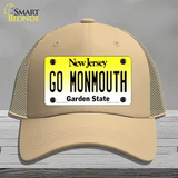 Go Monmouth Novelty License Plate Hat Mesh / Khaki