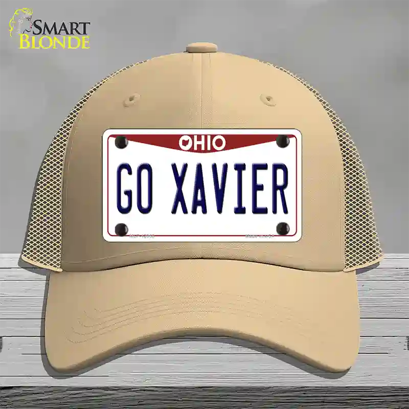 Go Xavier Novelty License Plate Hat Mesh / Khaki