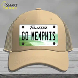 Go Memphis Novelty License Plate Hat Mesh / Khaki