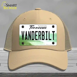 Vanderbilt Novelty License Plate Hat Mesh / Khaki