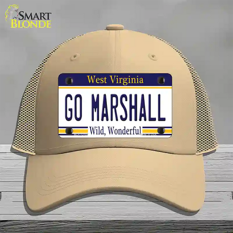 Go Marshall Novelty License Plate Hat Mesh / Khaki