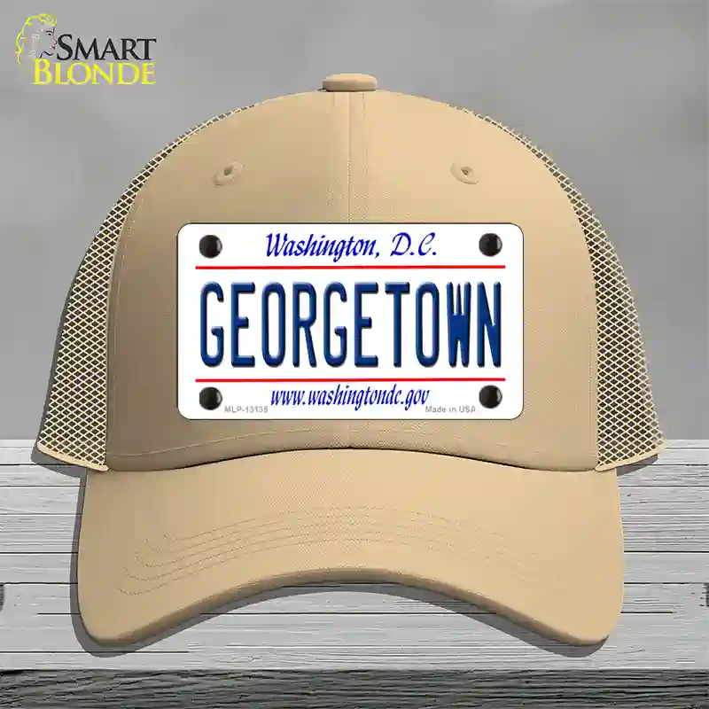 Georgetown Novelty License Plate Hat Mesh / Khaki