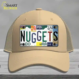 Nuggets Strip Art Novelty License Plate Hat Tag Mesh / Khaki