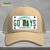 Go Rays Novelty License Plate Hat Tag Mesh / Khaki