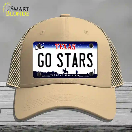 Go Stars Novelty License Plate Hat Tag Mesh / Khaki