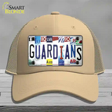 Guardians Strip Art Novelty License Plate Hat Tag Mesh / Khaki