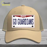 Go Guardians Ohio Novelty License Plate Hat Tag Mesh / Khaki