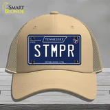 Stmpr Tennessee Blue Novelty License Plate Hat Tag Mesh / Khaki