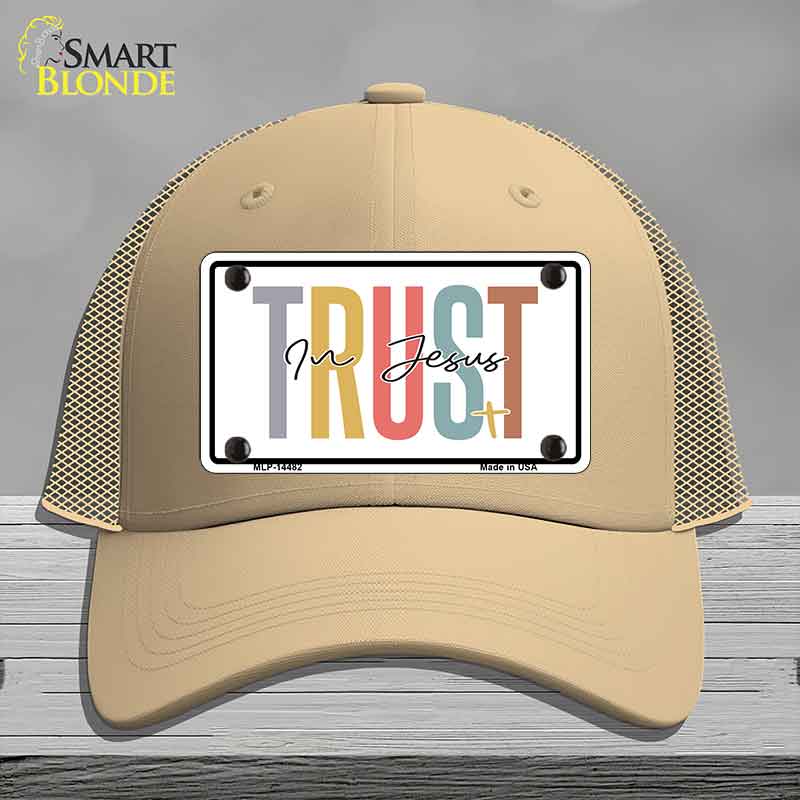 Trust In Jesus Novelty License Plate Hat HAT-MLP-14482