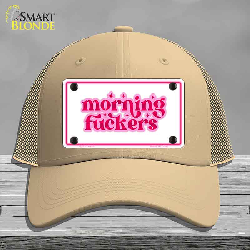 Morning F-ckers Novelty License Plate Hat HAT-MLP-14490