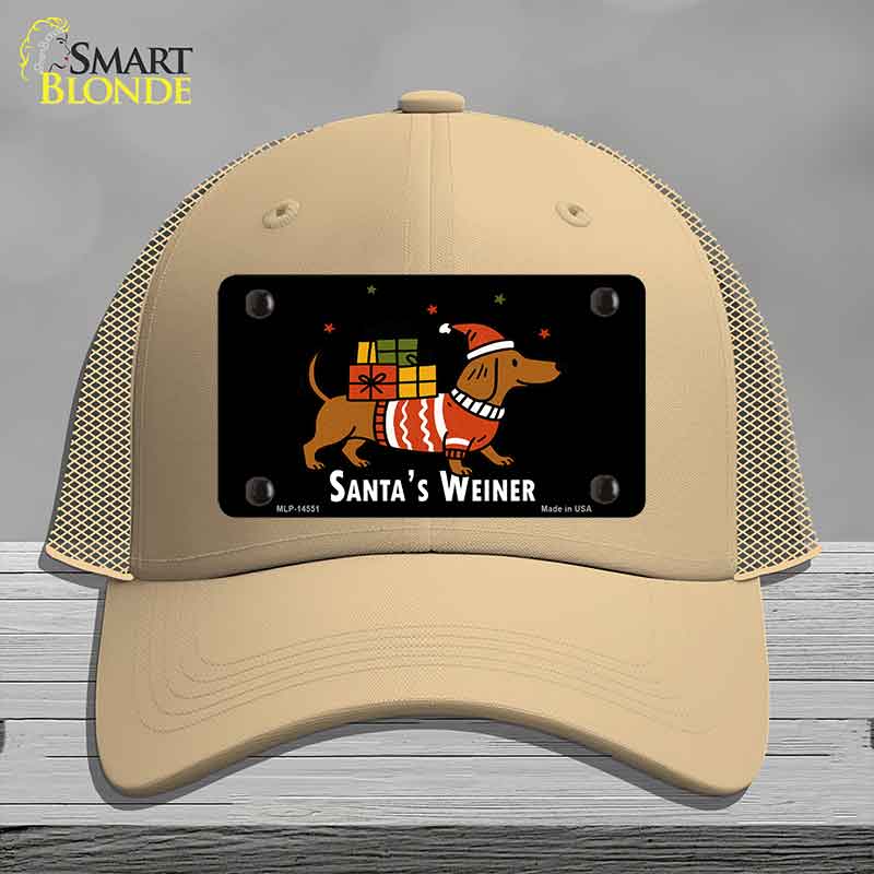 Santas Weiner Novelty License Plate Hat HAT-MLP-14551