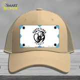 Santa Clara Pueblo Flag Novelty License Plate Hat Mesh / Khaki