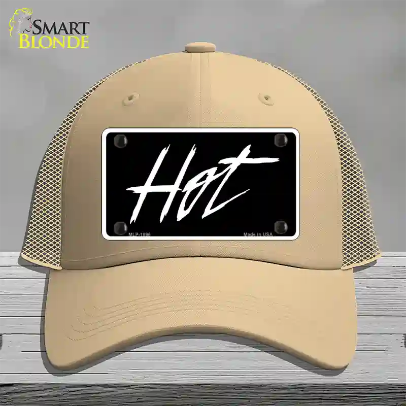 Hot Novelty License Plate Hat Mesh / Khaki