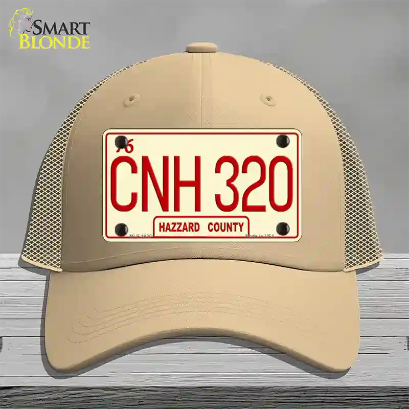 CNH 320 Novelty License Plate Hat Mesh / Khaki