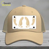 Happy Feet Novelty License Plate Hat Mesh / Khaki