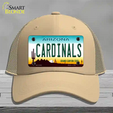 Cardinals Arizona State Novelty License Plate Hat Mesh / Khaki