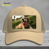 Cocker Spaniel Dog Novelty License Plate Hat Mesh / Khaki