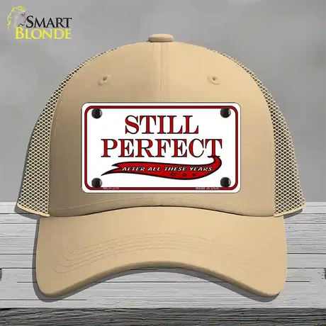 Still Perfect Novelty License Plate Hat Mesh / Khaki