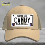 Camuy Novelty License Plate Hat Mesh / Khaki