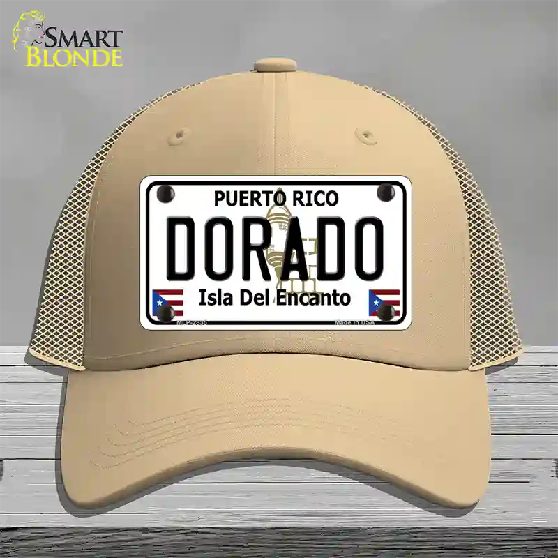 Dorado Novelty License Plate Hat Mesh / Khaki