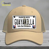 Guayanilla Puerto Rico Novelty License Plate Hat Mesh / Khaki