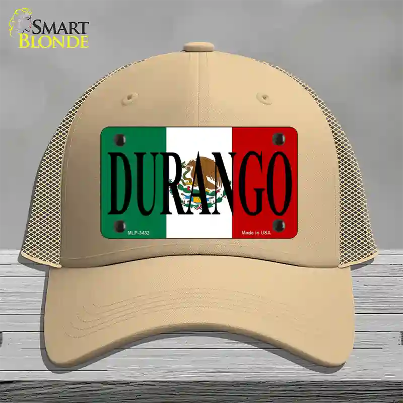 Durango Novelty License Plate Hat Mesh / Khaki