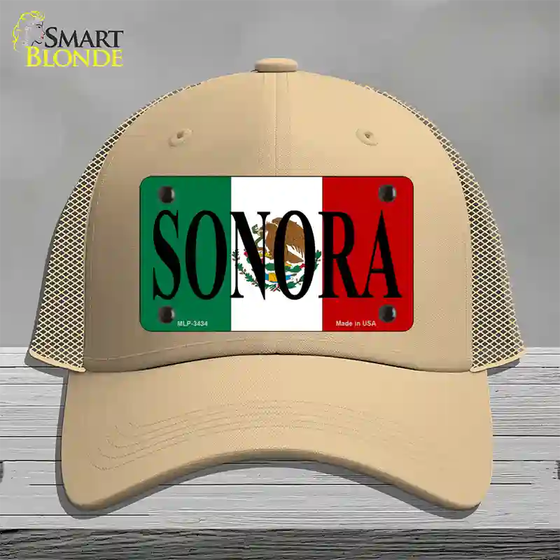 Sonora Novelty License Plate Hat Mesh / Khaki