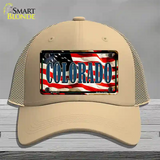 Colorado USA Novelty License Plate Hat Mesh / Khaki