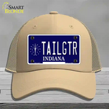 Tailgtr Indiana Novelty License Plate Hat Mesh / Khaki