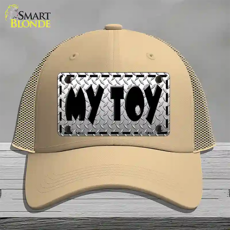 My Toy Novelty License Plate Hat Mesh / Khaki